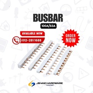 INDIA MCB BUSBAR C/W INSULATION 100A/63A 3PHASE/1PHASE
