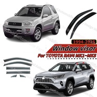 For Toyota RAV4 1994-2025 Window Visor Rain Ventvisor Wind Deflectors Protection MK1-XA10 MK2-XA20 M