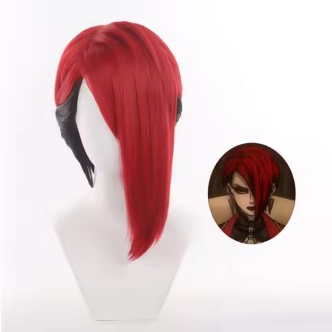 Anime Gachiakuta Kyouka Nijiku Cosplay Wig Red Gradient Hair Zanka Nijiku Heat Resistant Fiber Hair 