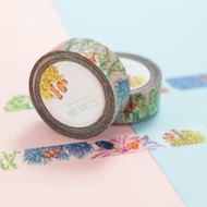 小丑魚海葵主題 和紙紙膠帶