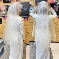 READY STOCK Cream Colour Bride Veil Manik Lace Net Exclusive Premium