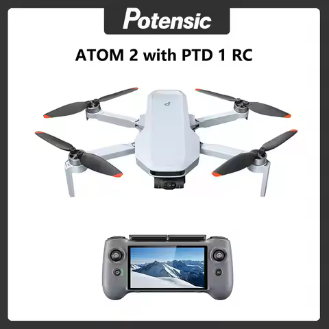 Potensic C0 ATOM 2 Drone with PTD 1 Remote Control 4K Video, 8K Photo Camera 10KM 2.7K Vertical Shoo