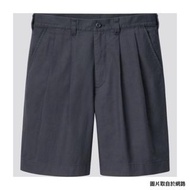 UNIQLO JW ANDERSON 聯名 灰色 深灰 鐵灰 百慕達 打褶 短褲 卡其褲 學院風 老錢風