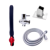 Xideshun Household Shower Converter Adapter Water Pipe Anal Enema Extended Metal Enema Pipe Nozzle