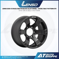 Lenso ZEUS-12 - Matte Black 16x8.5 ET0 6x114.3 (1 Piece)