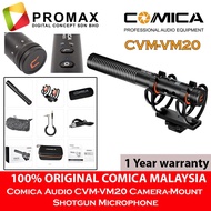 Comica Audio CVM-VM20 Camera-Mount Shotgun Microphone 100% Original COMICA Malaysia