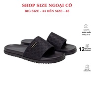 Big size cross-strap sandals specializing in big feet 44,45,46,47,48, printed with stitched soles an