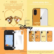 🇰🇷 Korea Disney Chip and Dale Card Door Bumper Case 韓國 迪士尼 大鼻與鋼牙 ChipandDale 可插卡 可放卡 可裝卡 有鏡面 翻底蓋 帶防摔效能 手機保護套 (適用多款型號) iPhone14 iPhone 14 Pro Max iPhone14 Plus 三星 Samsung Galaxy S22 S22+ S22 Ultra A系列 A52 A42 A23 A53 最新款式 正貨 韓國空運到港