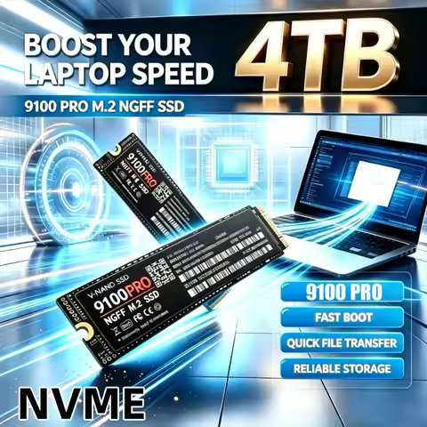9100PRO M.2 2280 Internal SSD Portable NGFF Solid State Drive 500GB/1TB/2TB/4TB Fast Data Transfer f