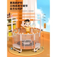 Indoor Trampoline for Kids with Safety Net for Home Use heyfit Adult Bounce Amusement Park