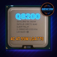 ซีพียู CPU Intel Core 2 Quad Q8200 2.33 GHz 4คอ4เทรด 95W LGA 775 ฟรีซิลิโคลน1ซอง USED