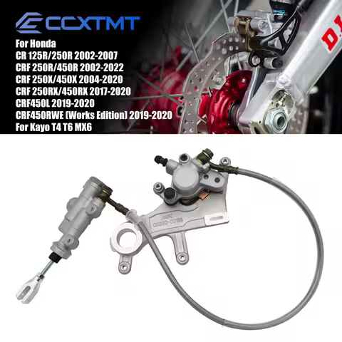 Motorcycle Rear Brake Caliper Hydraulic Brake Pump Assembly For Kayo T4 T6 K6 For Honda CRF450X CRF2
