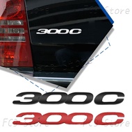 3D Chrome Metal 300C Logo Emblem Rear Trunk Decal Sticker For Chrysler 300C 200 300 Cruiser Voyager 