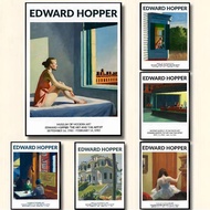 Hopper Art Edward Poster Stickers for Dorm Living Room Wall Decor Aesthetic Home