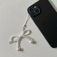 Y2k dulce bow phone strap