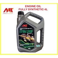 (100% ORIGINAL) MEAUSU ENGINE OIL FULLY SYNTHETIC SAE 0W20 ECO API SP/CF 4L 4LITER 0/20 0W-20