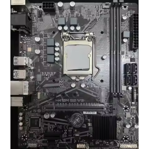 Used H410M S2 V3 Micro ATX Motherboard LGA 1200 Support 10th Gen Intel Core CPU DDR4 RAM 95% New Mai