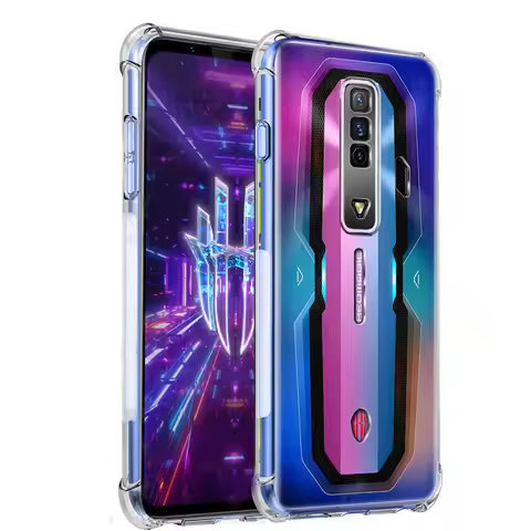 Reinforced Corners Soft TPU Clear Shockproof Case On For ZTE nubia Red Magic 7 Pro 6 6R 5G 6S 5S 3 3