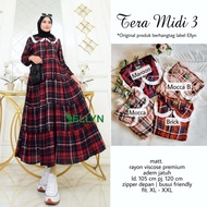 Tera Midi Dress #3/Gamis/Baju Muslim/Baju Wanita