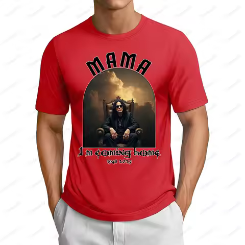 Im Coming Home Ozzy Osbourne Fans T-shirt Vintage Style Logo Graphic Summer Casual Fashion Comfort S
