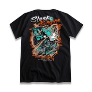 Kaos Racing Sleep Engine Baju Distro Motor Drag Balap Herex Mesin Knalpot Rangka Tshirt Otomotif GBA