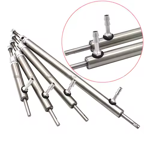 1 Piece 4mm RC Marine Boat Prop Drive Shaft and Sleeve Motor Tuber Set with Refuel Oil Nozzle for Je