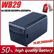 14.4V 2900mAh WB29 Lithium-Ion Battery Pack for AD200 AD200Pro AD300Pro Pocket Flash