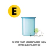 TUPPERWARE One Touch Canister Junior 1.25L [BLUE]
