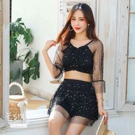 Swimsuit 泳衣 銅鑼灣門市 可試換 長袖 高腰 平腳褲 long sleeve high waist 裙款