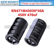[1pcs] 450V 470uF D30xL50mm 1.18x1.97in KN471M45030*50A Snap-In Aluminum Electrolytic Capacitor New 