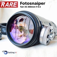เลนส์ Soviet lens TAIR - 3S 300mm F4.5 Telephoto lens Mount M 42For Photo