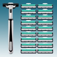 shaver electric shaver Geelys Manual Razor Old-fashioned Double Layer Razor Shaver Head Razor Razor 