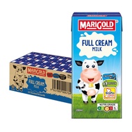 [Bundle of 24] MARIGOLD Full Cream UHT Milk Plain, 24 x 200ml