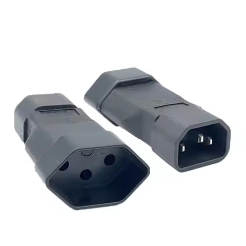 IEC320 C14 TO Switzerland IEC 320 C14 to European Switzerland socket Swiss 3Pin male to Female Power