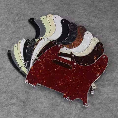 FLEOR 1PCS 8 Holes Electric Guitar Pickguard TL Pick Guard Scratch Plate Fit American/Mexican Standa