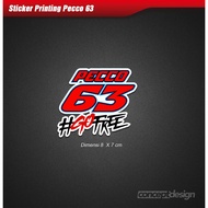 Pecco 63 Printing Sticker