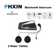 T9S-V2 Motorcycle Intercom Helmet Headsets Bluetooth 5.0 HIFI Music IP67 Waterproof FM Radio Siri