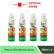 4x - Eagle Brand Naturoil Eucalyptus Disinfectant Spray 280ml