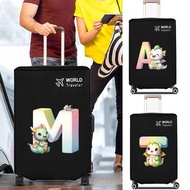 Cover Luggage Protector 26-30 inch Usable Travel Suitcase | Luggage Bag Cover Bottom Velcro Design