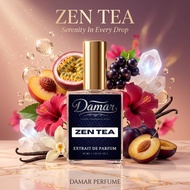 Damar Zen Tea Passion Fruit Vanilla Inspired Perfume Extrait 30ml | Minyak Wangi Tahan Lama Unisex