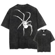 Nam Vintage Áo Thun Cotton Anime Hunter X Hunter Hisoka & Chrollo Logo Rửa Sạch Đồ Họa Giày Dạo Phố 