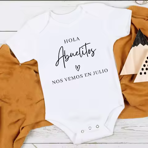 Hello Grandparents See You Soon Print Infant Bodysuits Pregnancy Announcement Newborn Bodysuit Pregn