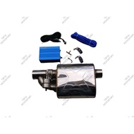 Valvetronic On Off Valve Car Exhaust Muffler + Ecu Controller System (On - Straight Flow / Valve Off