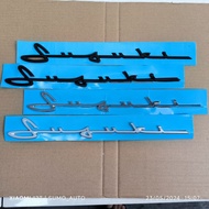 Latin emblem jimny JB74SUZUKI, STICK model, emblem. SUZUKI Latin writing