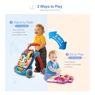 High-quality VTech Official Store [Orange] Sitting For Standing Learning Walker Baby Walker Speed Co