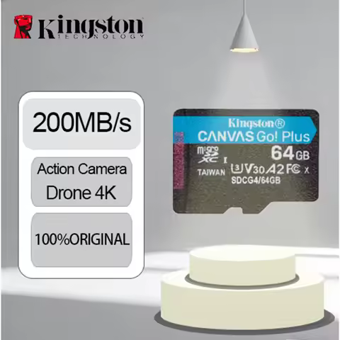 Kingston V30 A2 MicroSDXC Memory Card 64GB 128GB 256GB Micro SD Card 200Mb/s Flash TF Card UAV Camer