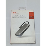 FEELTEK PORTABLE 6 in 1 USB C HUB