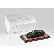 Mytopstore WTX 1:64 1994 Matte Black Benz 600Sel W140 Sedan Model Diecast Collect Display Metal Car 