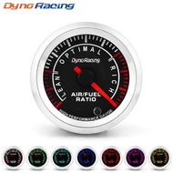 Dynoracing 2'' 52mm Car Air Fuel Ratio Gauge 7 Colors Pointer Narrowband Air Fuel Ratio AFR Meter Wi