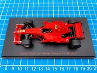 One Thing One Shot RedLine F1 Car Model 1/43 2007 F2007 Masaba Lin